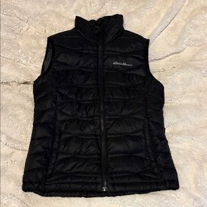 Eddie Bauer Women's Quilted Black Vest